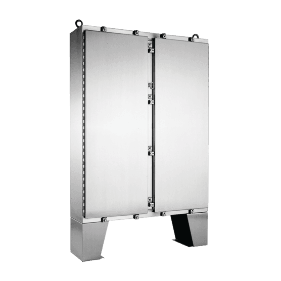 Hoffman A74H7224SSLP Two-Door Floor Stands, NEMA Clamps, Type 4X, 74x72x24, SS 304 Hoffman A74H7224SSLP Two-Door Floor Stands, NEMA Clamps, Type 4X, 74x72x24, SS 304