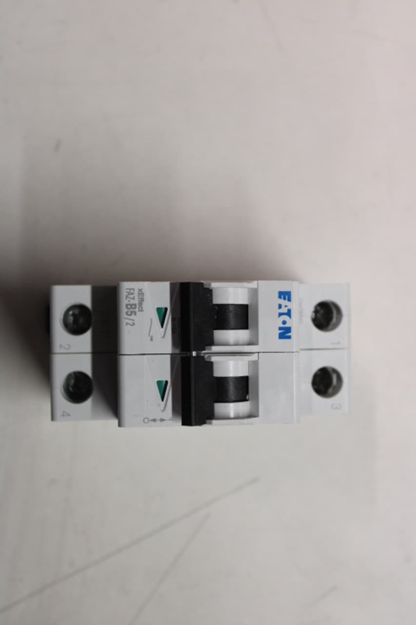 Eaton FAZ-B5/2 FAZ-B5/2 Eaton - UL 1077 Industrial Miniature Circuit Breaker - Supplementary Protector Eaton FAZ-B5/2 FAZ-B5/2 Eaton - UL 1077 Industrial Miniature Circuit Breaker - Supplementary Protector