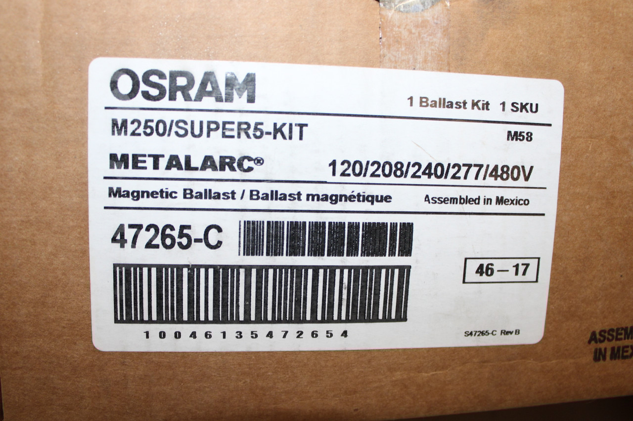 M250/SUPER5-KIT Part Image. Manufactured by Sylvania.