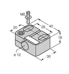 Turck BST-12N BST-12N Turck - BST-12N Accessories, Mounting Clamp Turck BST-12N BST-12N Turck - BST-12N Accessories, Mounting Clamp