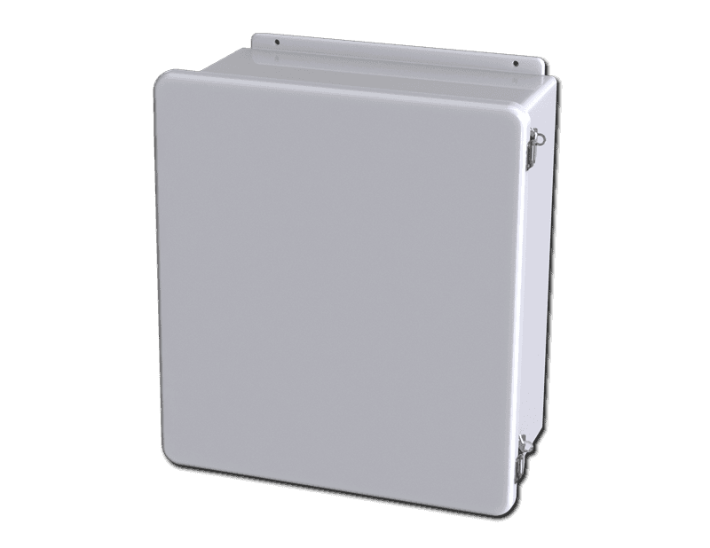 Saginaw Control SCE-18169CHQRFG Fiberglass Enclosure, Height:19.61", Width:17.61", Depth:8.82", Light gray fiberglass. Optional sub-panels are marine grade aluminum. Saginaw Control SCE-18169CHQRFG Fiberglass Enclosure, Height:19.61", Width:17.61", Depth:8.82", Light gray fiberglass. Optional sub-panels are marine grade aluminum.
