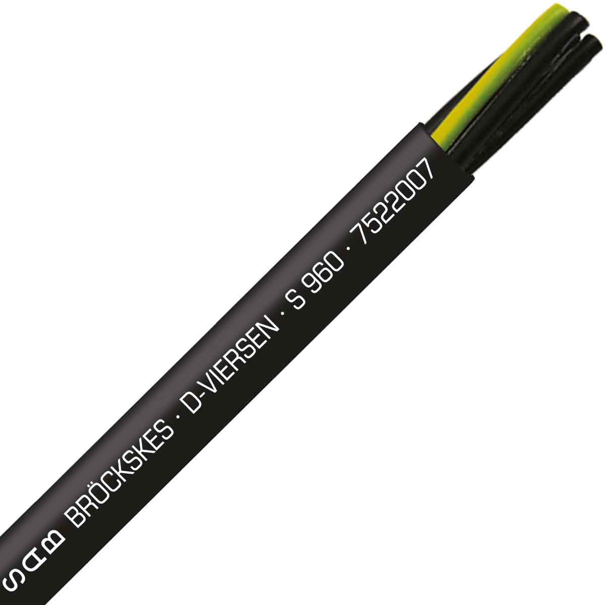 SAB 7522007 S 960 - 20 AWG/7c, oil resistant, continuous flex PVC control cable, UL, CSA, CE, RoHS SAB 7522007 S 960 - 20 AWG/7c, oil resistant, continuous flex PVC control cable, UL, CSA, CE, RoHS