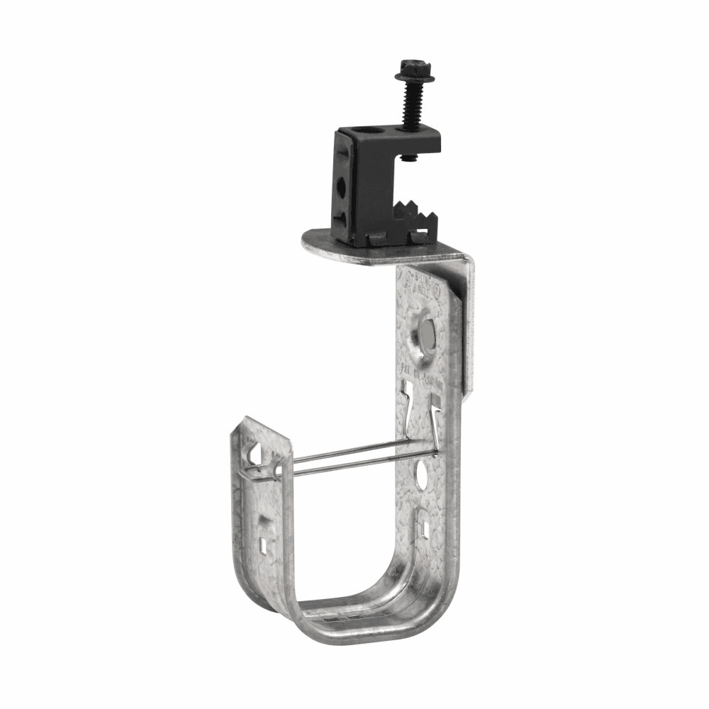 B-Line BCH64-C2 BCH64-C2 B-Line - Eaton B-Line series datacomm and low voltage support fasteners, 360° rotation, Cable to beam fastener, Beam mount, 1/2" Flange thickness, 4" Hook, 1 J-hook, Pre-galvanized, Load capacity of 30 lbs, Steel B-Line BCH64-C2 BCH64-C2 B-Line - Eaton B-Line series datacomm and low voltage support fasteners, 360° rotation, Cable to beam fastener, Beam mount, 1/2" Flange thickness, 4" Hook, 1 J-hook, Pre-galvanized, Load capacity of 30 lbs, Steel