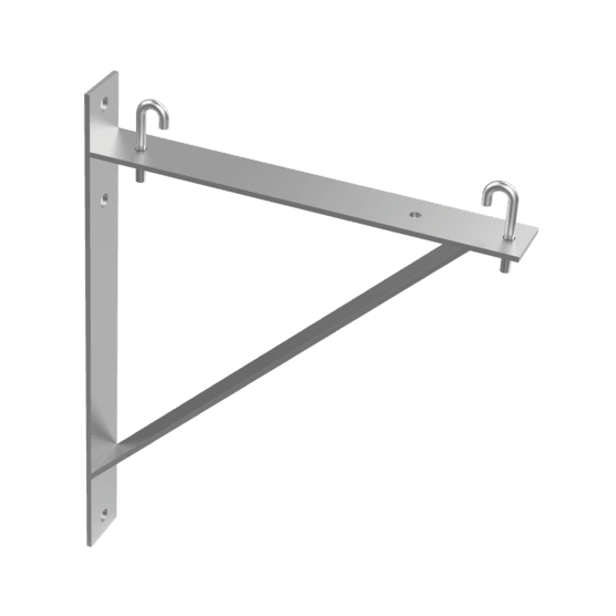Hoffman LTSB12GZ Triangle Support Bracket Kit, fits 6.00, 12.00, Steel Hoffman LTSB12GZ Triangle Support Bracket Kit, fits 6.00, 12.00, Steel