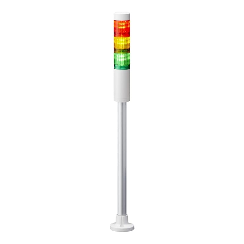 Patlite LR4-302PJNW-RYG 40mm diameter UL CE IP65 24V DC, Pole Mount/Cable, No Flashing/Buzzer, Off-white, Red/Amber/Green Module Patlite LR4-302PJNW-RYG 40mm diameter UL CE IP65 24V DC, Pole Mount/Cable, No Flashing/Buzzer, Off-white, Red/Amber/Green Module