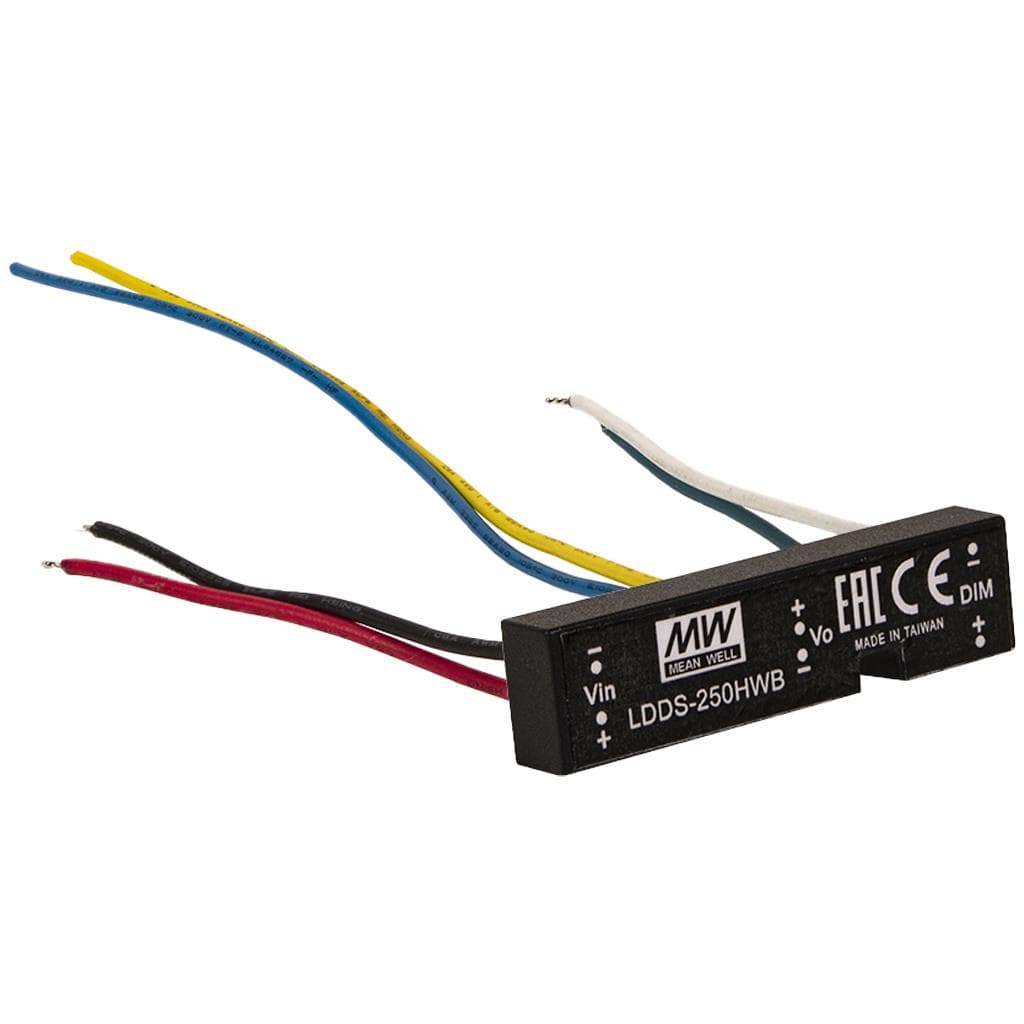 MEAN WELL LDDS-1000HW DC-DC Step down LED driver Constant Current (CC); Wide Input 12-56Vdc; Output 2-45Vdc at 1A; Wire style; remote ON/OFF MEAN WELL LDDS-1000HW DC-DC Step down LED driver Constant Current (CC); Wide Input 12-56Vdc; Output 2-45Vdc at 1A; Wire style; remote ON/OFF