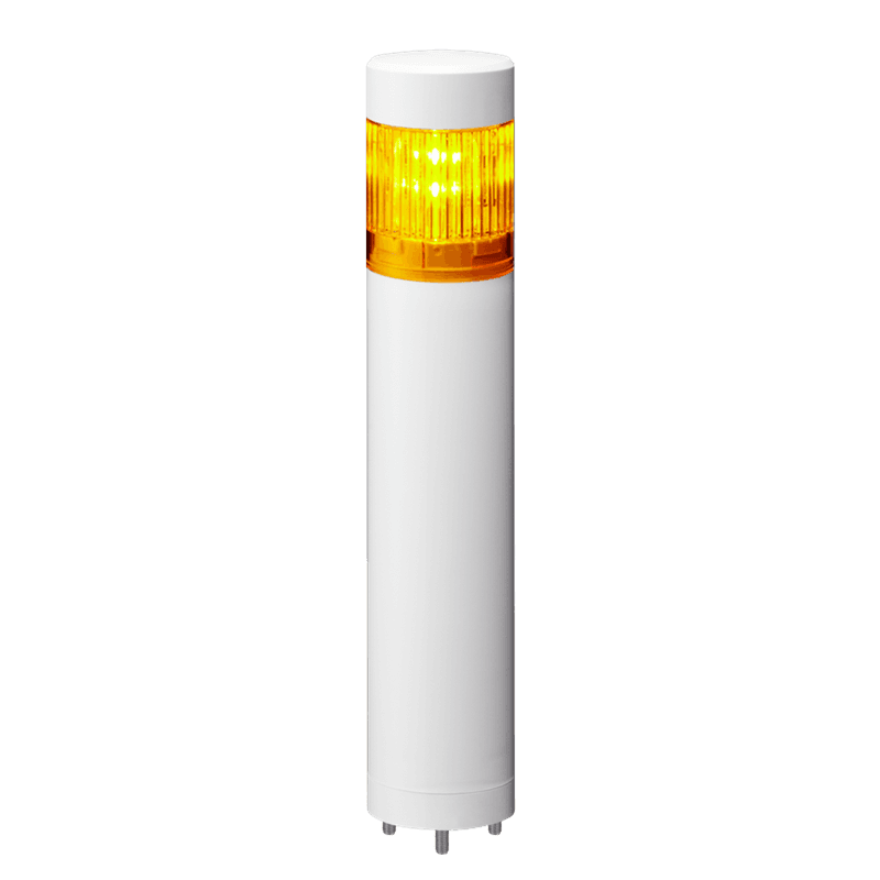 Patlite LR4-1M2WJNW-Y 40mm, 1-tier Signal Tower, 100-240V AC, Direct Mount with Cable, No Flashing/Buzzer, Off-white Body, Amber LED Module Patlite LR4-1M2WJNW-Y 40mm, 1-tier Signal Tower, 100-240V AC, Direct Mount with Cable, No Flashing/Buzzer, Off-white Body, Amber LED Module