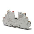 Phoenix Contact 2909903 Single-channel electronic circuit breaker for protecting 24 V DC loads against overload and short circuit. 24 VDC, 2 Amp. Simple potential distribution using components from the CLIPLINE complete terminal block system. With fixed nominal current. For ins Phoenix Contact 2909903 Single-channel electronic circuit breaker for protecting 24 V DC loads against overload and short circuit. 24 VDC, 2 Amp. Simple potential distribution using components from the CLIPLINE complete terminal block system. With fixed nominal current. For ins