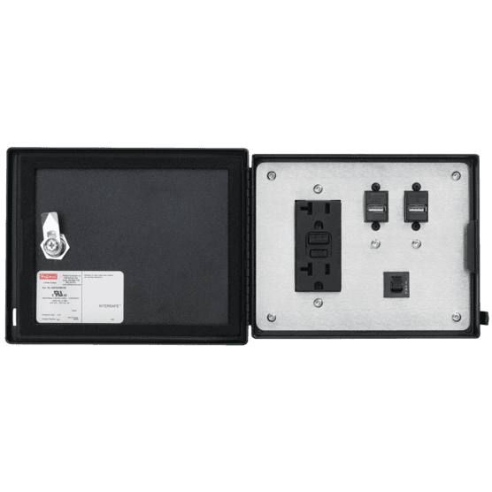 Hoffman HDP5USBUSB InterSafe Data Interface for USB, 10-ft. Cable, Duplex, Black, Steel Hoffman HDP5USBUSB InterSafe Data Interface for USB, 10-ft. Cable, Duplex, Black, Steel