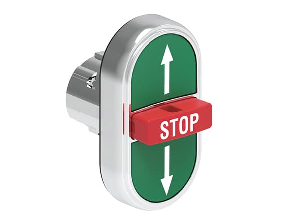 Lovato Electric LPSB7355 LPSB7355 Lovato - Triple-touch actuator, spring return dia: 22mm Platinum series metal, 2 external flush and 1 middle extended pushbuttons. Spring return, ‚Üë - STOP - ‚Üì Lovato Electric LPSB7355 LPSB7355 Lovato - Triple-touch actuator, spring return dia: 22mm Platinum series metal, 2 external flush and 1 middle extended pushbuttons. Spring return, ‚Üë - STOP - ‚Üì