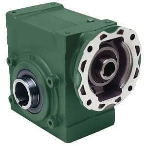 Dodge Industrial 20Q07H14 Right Angle Reducer; TIGEAR-2; 8 To 1 Nominal Ratio; 143TC/145TC Frame; Quill Input; Bushed Output; Worm Gear; 20 Series; Base Mounted; 7/8" Input Shaft Diameter; 1-1/4" Output Bore; Class 30 Gray Iron; 678In-Lbs Output Torque Dodge Industrial 20Q07H14 Right Angle Reducer; TIGEAR-2; 8 To 1 Nominal Ratio; 143TC/145TC Frame; Quill Input; Bushed Output; Worm Gear; 20 Series; Base Mounted; 7/8" Input Shaft Diameter; 1-1/4" Output Bore; Class 30 Gray Iron; 678In-Lbs Output Torque