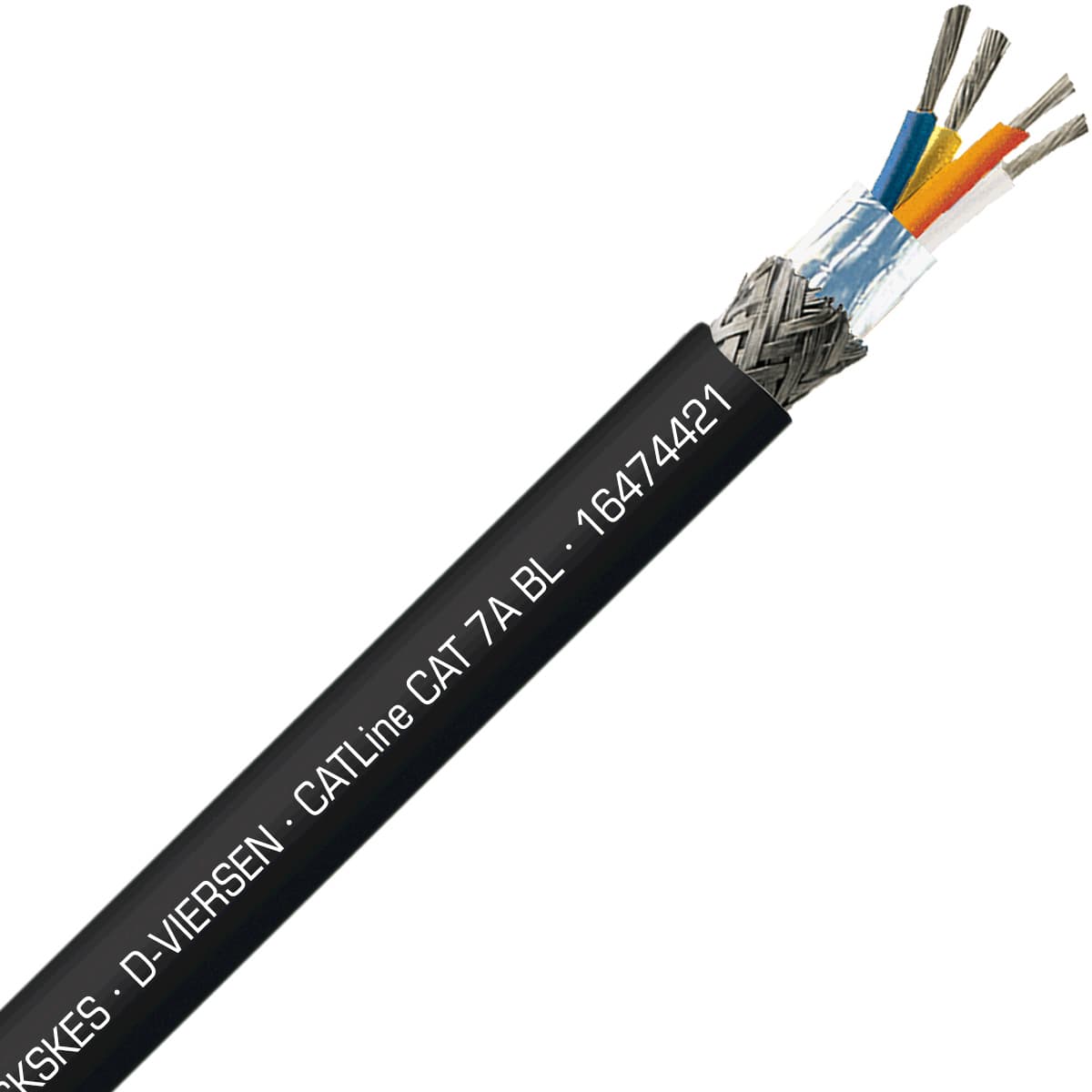 SAB 16474421 CATLine CAT 6A BL - 24 AWG/2pr, shielded halogen-free CAT 6A ethernet cable for Shipboard applications, UL, ABS, CE, RoHS SAB 16474421 CATLine CAT 6A BL - 24 AWG/2pr, shielded halogen-free CAT 6A ethernet cable for Shipboard applications, UL, ABS, CE, RoHS
