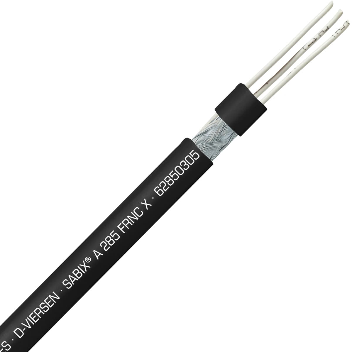 SAB 62850305 SABIX A 285 FRNC X - 20 AWG/3c, shielded halogen-free flame retardant control cable, CE, RoHS SAB 62850305 SABIX A 285 FRNC X - 20 AWG/3c, shielded halogen-free flame retardant control cable, CE, RoHS