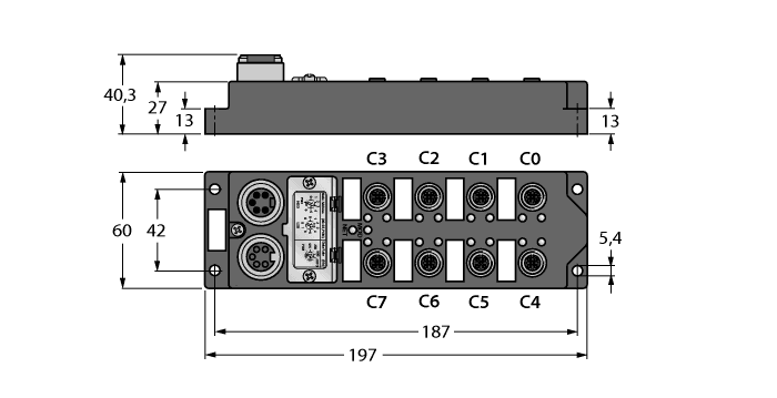 Turck FDNL-CPG88-T-V FDNL-CPG88-T-V Turck - FDNL-CPG88-T-V I/O Module for DeviceNet Turck FDNL-CPG88-T-V FDNL-CPG88-T-V Turck - FDNL-CPG88-T-V I/O Module for DeviceNet
