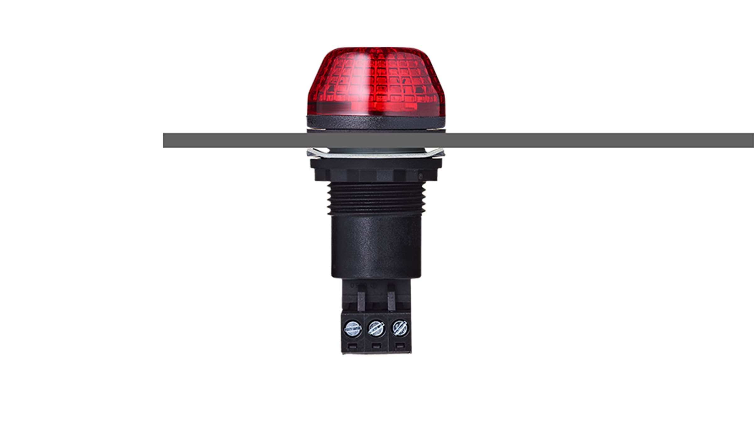 Sprecher + Schuh 800102405 Sprecher + Schuh 800102405 - IBS M22 panel mount LED steady/flashing beacon 24 V AC/DC red, grey Sprecher + Schuh 800102405 Sprecher + Schuh 800102405 - IBS M22 panel mount LED steady/flashing beacon 24 V AC/DC red, grey