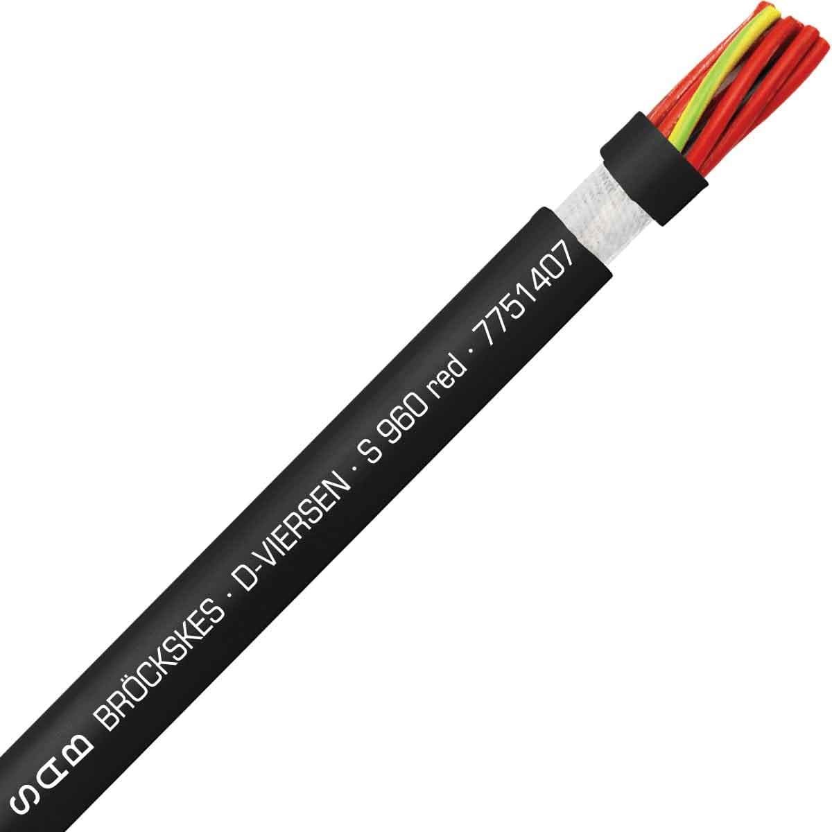 SAB 7751407 S 960 - 14 AWG/7c, oil resistant continuous flex PVC control cable for small bending radius, UL, CSA, CE, RoHS SAB 7751407 S 960 - 14 AWG/7c, oil resistant continuous flex PVC control cable for small bending radius, UL, CSA, CE, RoHS