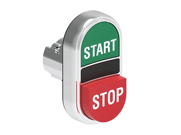 Lovato Electric LPSB7233 LPSB7233 Lovato - Double-touch actuator, spring return dia: 22mm Platinum series metal, 1 extended and 1 flush pushbuttons. Both spring return, Green - Red/START - STOP Lovato Electric LPSB7233 LPSB7233 Lovato - Double-touch actuator, spring return dia: 22mm Platinum series metal, 1 extended and 1 flush pushbuttons. Both spring return, Green - Red/START - STOP