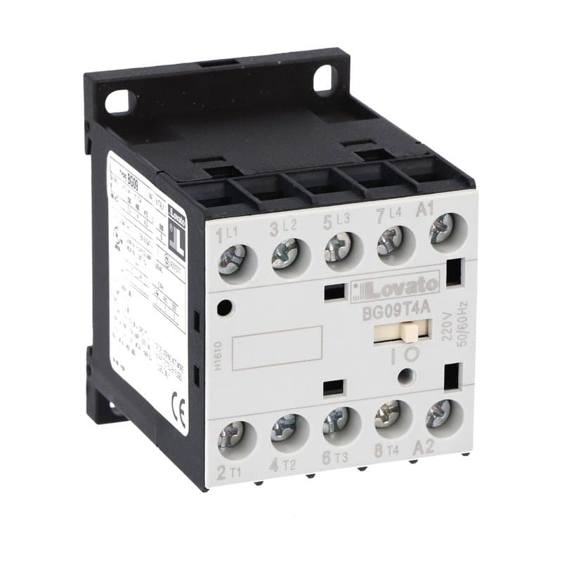 Lovato Electric 11BG09T4A400 11BG09T4A400 Lovato - Four-pole contactor, AC coil 50/60Hz, 400VAC Lovato Electric 11BG09T4A400 11BG09T4A400 Lovato - Four-pole contactor, AC coil 50/60Hz, 400VAC