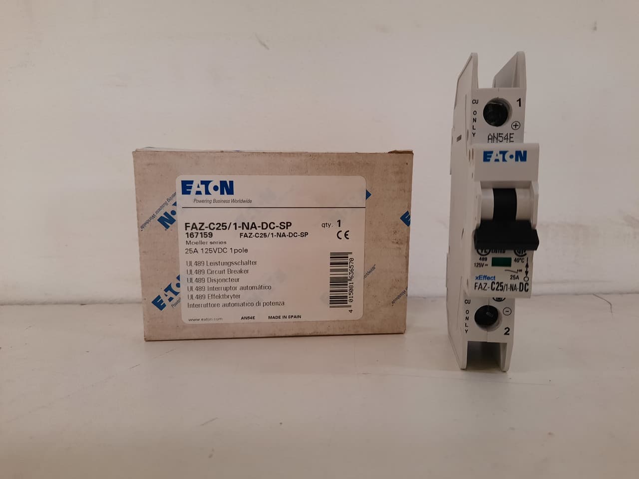 Eaton FAZ-C25/1-NA-DC-SP FAZ-C25/1-NA-DC-SP Eaton - UL 489 Industrial Miniature Circuit Breakers - Supplementary Protector Eaton FAZ-C25/1-NA-DC-SP FAZ-C25/1-NA-DC-SP Eaton - UL 489 Industrial Miniature Circuit Breakers - Supplementary Protector