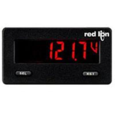 Red Lion CUB5PB00 Red Lion CUB5PB00 is a digital process meter from the CUB5P series, designed with a dimension of W75xH39mm (3"x 1.5"). It features one analog input that supports 4-20mA, 0-20mA, 0-10Vdc, and 0-50mA DC signals. This meter is equipped with an IP65 NEMA 4X degree of protection, ensuring its suitability for various industrial environments. It operates on a supply voltage range of 9-28Vdc, accommodating both 12Vdc and 24Vdc systems. Red Lion CUB5PB00 Red Lion CUB5PB00 is a digital process meter from the CUB5P series, designed with a dimension of W75xH39mm (3"x 1.5"). It features one analog input that supports 4-20mA, 0-20mA, 0-10Vdc, and 0-50mA DC signals. This meter is equipped with an IP65 NEMA 4X degree of protection, ensuring its suitability for various industrial environments. It operates on a supply voltage range of 9-28Vdc, accommodating both 12Vdc and 24Vdc systems.