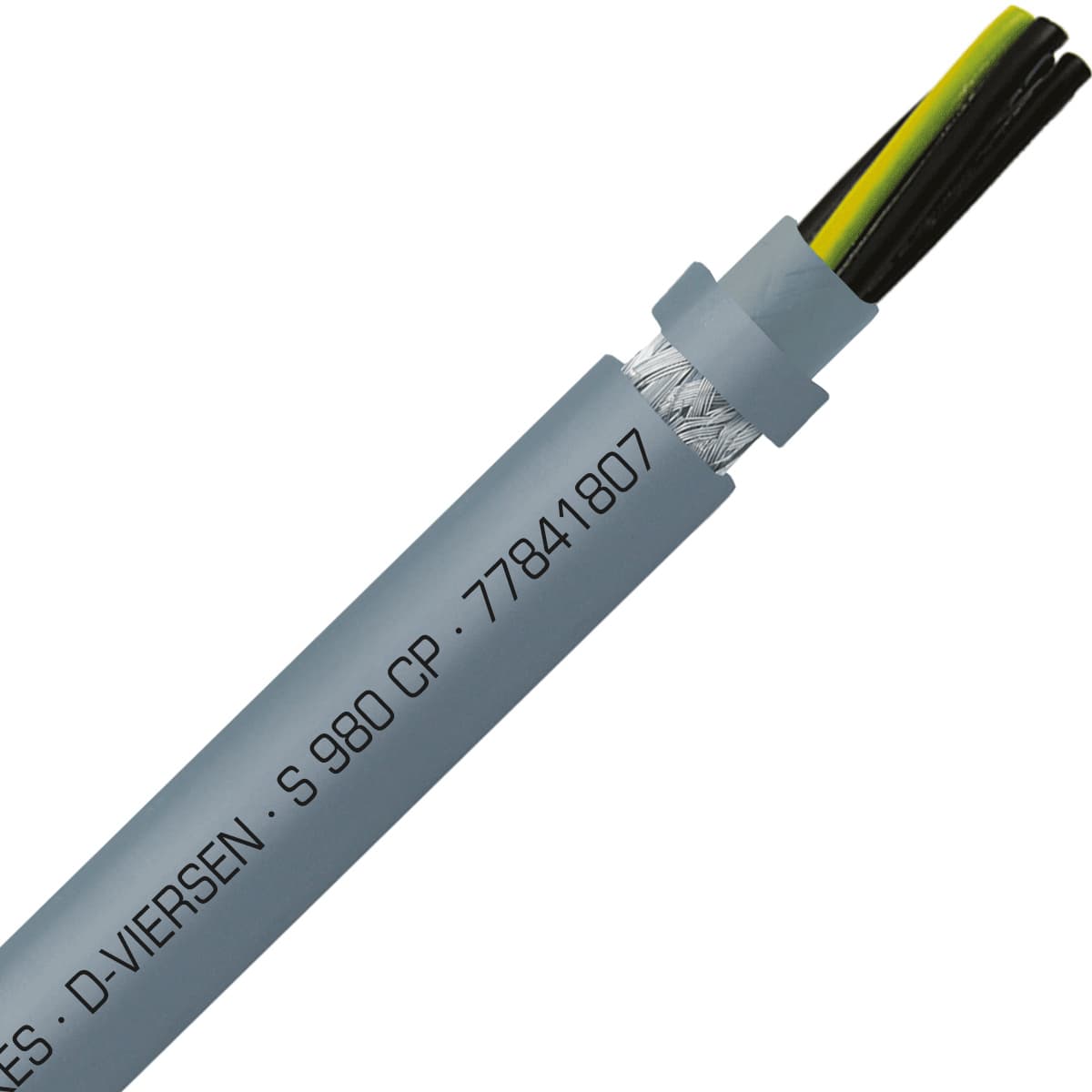 SAB 77841807 S 980 CP - 18 AWG/7c, shielded halogen-free heavy duty continuous flex PUR control cable, UL, CSA, CE, RoHS SAB 77841807 S 980 CP - 18 AWG/7c, shielded halogen-free heavy duty continuous flex PUR control cable, UL, CSA, CE, RoHS