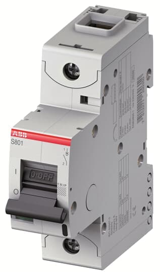 ABB Control S801S-K25 Circuit Breaker, High Performance, 1 pole, 25 A, 690 VAC, K Curve, IEC ABB Control S801S-K25 Circuit Breaker, High Performance, 1 pole, 25 A, 690 VAC, K Curve, IEC