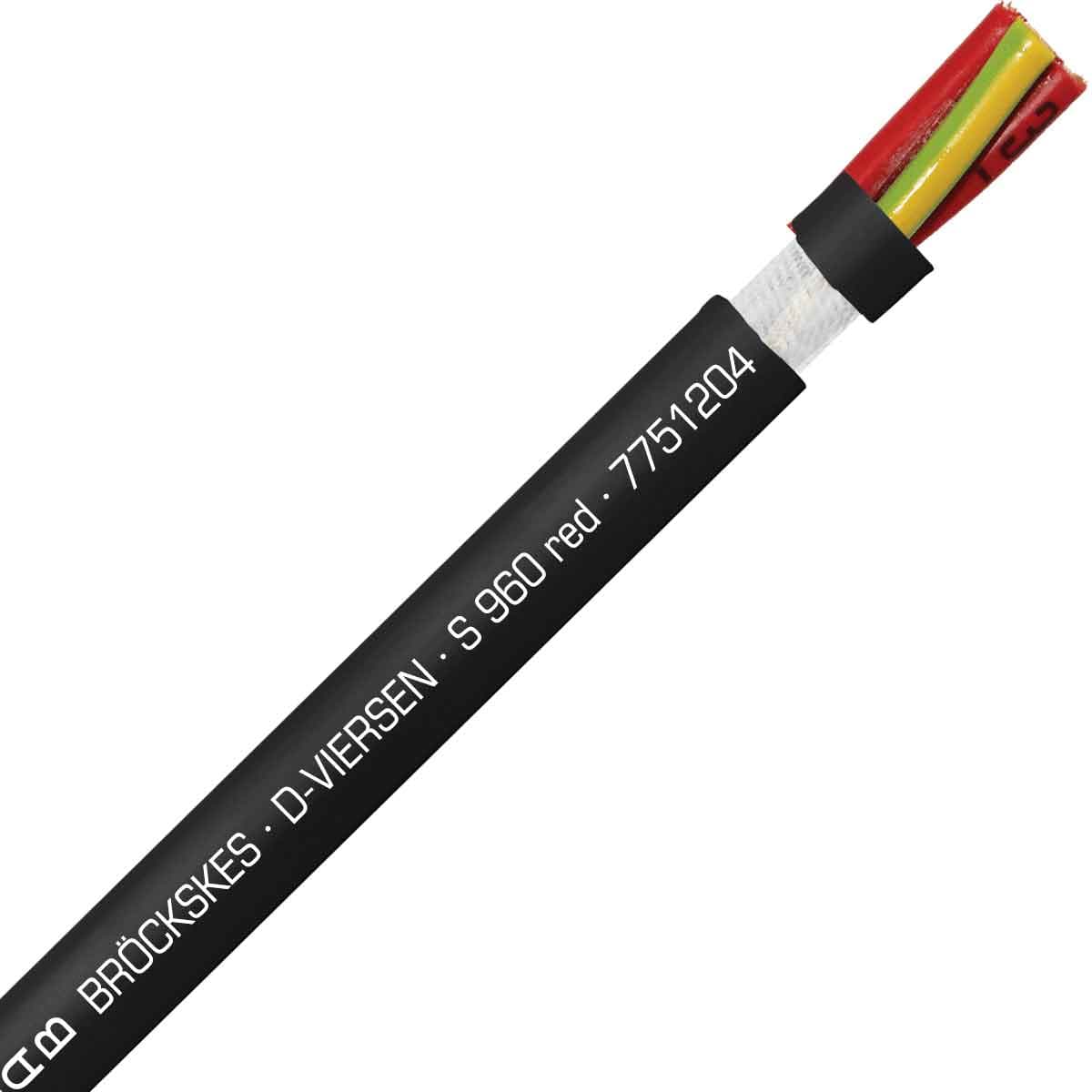 SAB 7751204 S 960 - 12 AWG/4c, oil resistant continuous flex PVC control cable for small bending radius, UL, CSA, CE, RoHS SAB 7751204 S 960 - 12 AWG/4c, oil resistant continuous flex PVC control cable for small bending radius, UL, CSA, CE, RoHS
