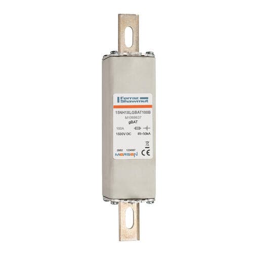 Mersen M1068637 NH-fuse-links gBAT 1500VDC direct mounting 1 100A Mersen M1068637 NH-fuse-links gBAT 1500VDC direct mounting 1 100A