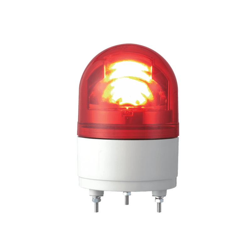 Patlite RHB-120AUL-R 100mm Rotating Beacon, with alarm, incandescent bulb, AC120V, Red Dome All Sales Final Patlite RHB-120AUL-R 100mm Rotating Beacon, with alarm, incandescent bulb, AC120V, Red Dome All Sales Final