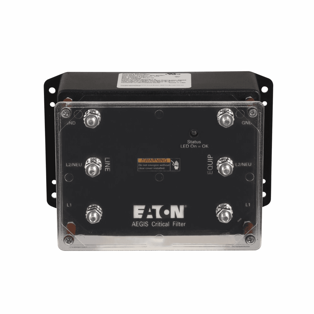 Eaton AGCF24060 AGCF24060 Eaton - AEGIS Powerline Filter, 240 Vac, 60A, Critical protection with filtering, Single-pole Eaton AGCF24060 AGCF24060 Eaton - AEGIS Powerline Filter, 240 Vac, 60A, Critical protection with filtering, Single-pole