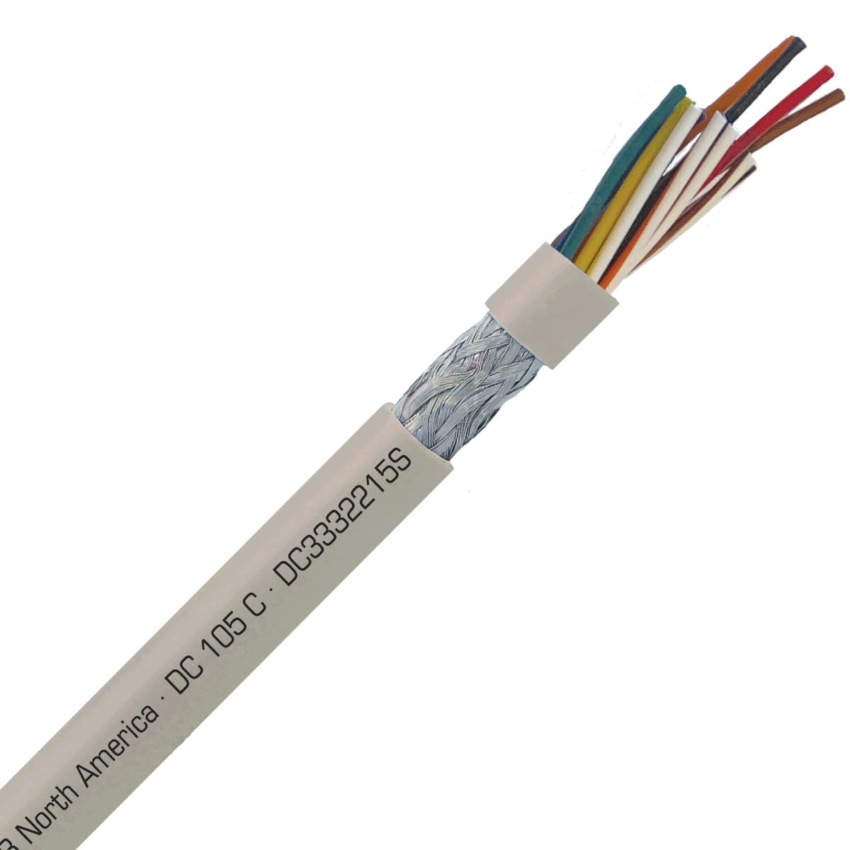 SAB DC3332215S DC 105 C - 22 AWG/15c, shielded flexible oil resistant data cable, UL, CSA, CE, RoHS SAB DC3332215S DC 105 C - 22 AWG/15c, shielded flexible oil resistant data cable, UL, CSA, CE, RoHS