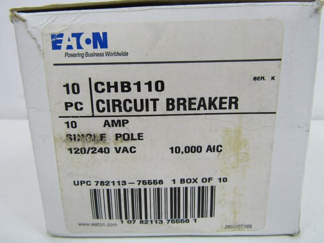 CHB110 Part Image. Manufactured by Eaton.