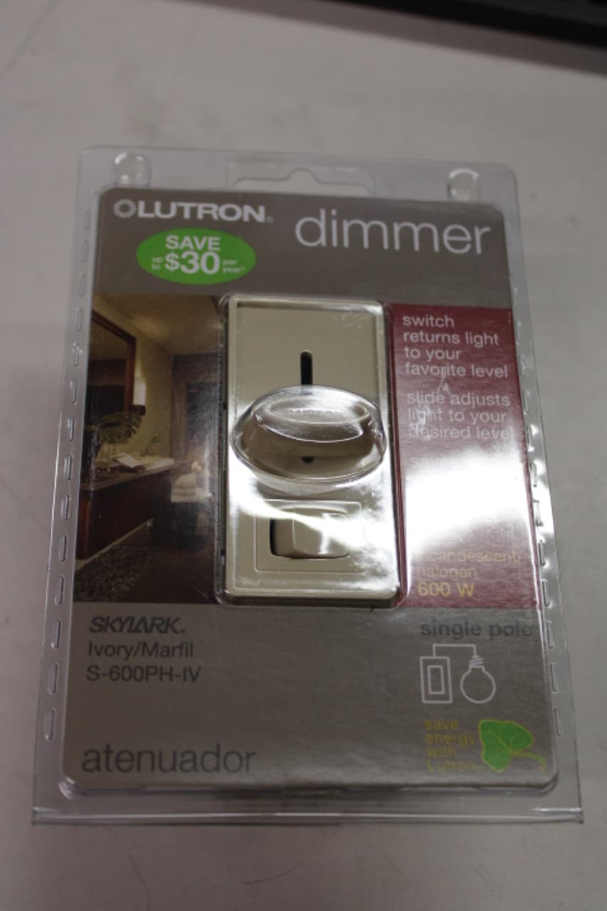 Lutron S-600PH-IV Lutron S-600PH-IV Light and Dimmer Switches EA Lutron S-600PH-IV Lutron S-600PH-IV Light and Dimmer Switches EA