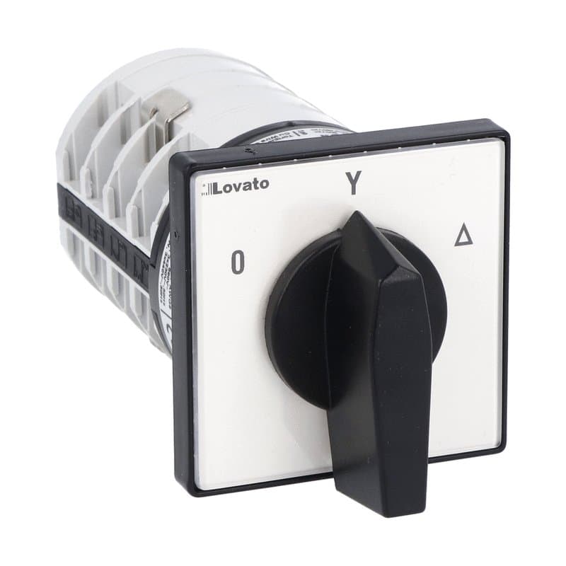 Lovato Electric 7GN4012U 7GN4012U Lovato - Rotary cam switch 7GN series, star-delta motor starter switch 40A, for front mounting with black handle, front plate 65X65mm Lovato Electric 7GN4012U 7GN4012U Lovato - Rotary cam switch 7GN series, star-delta motor starter switch 40A, for front mounting with black handle, front plate 65X65mm