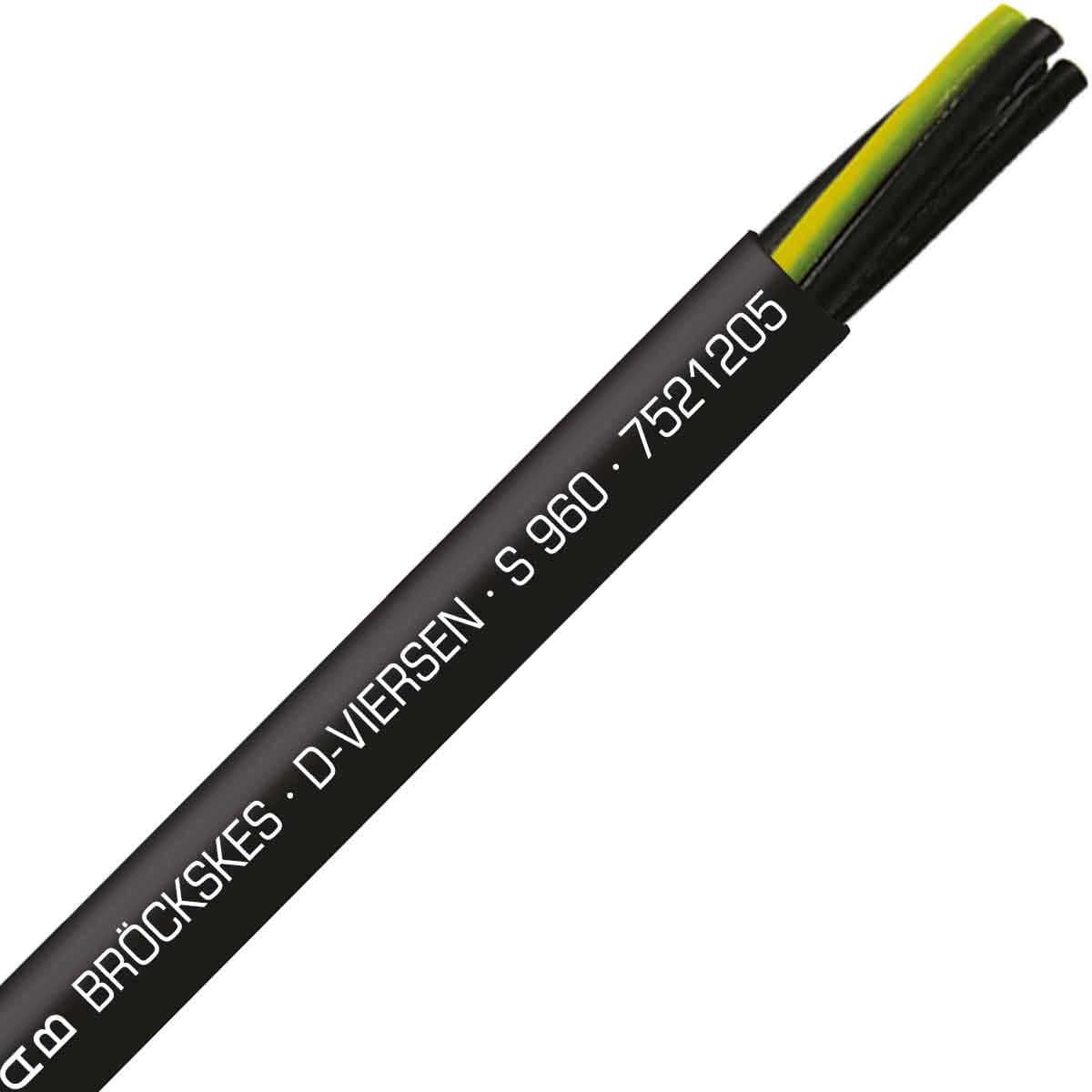 SAB 7521205 S 960 - 12 AWG/5c, oil resistant, continuous flex PVC control cable, UL, CSA, CE, RoHS SAB 7521205 S 960 - 12 AWG/5c, oil resistant, continuous flex PVC control cable, UL, CSA, CE, RoHS