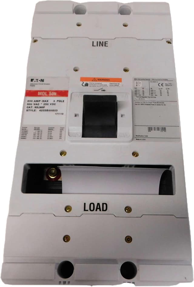 MDL3800F Part Image. Manufactured by Eaton.
