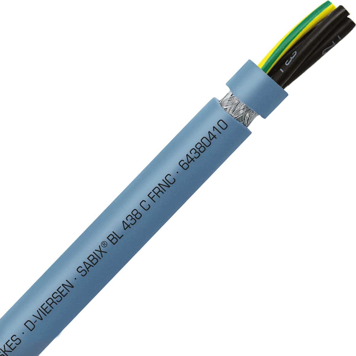 SAB 64380410 SABIX BL 438 C FRNC - 18 AWG/4c, shielded halogen-free flame retardant flexible control cable for shipboard, DNV-GL, CE, RoHS SAB 64380410 SABIX BL 438 C FRNC - 18 AWG/4c, shielded halogen-free flame retardant flexible control cable for shipboard, DNV-GL, CE, RoHS