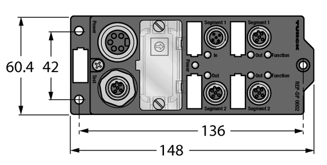 REP-DP 0002 Part Image. Manufactured by Turck.