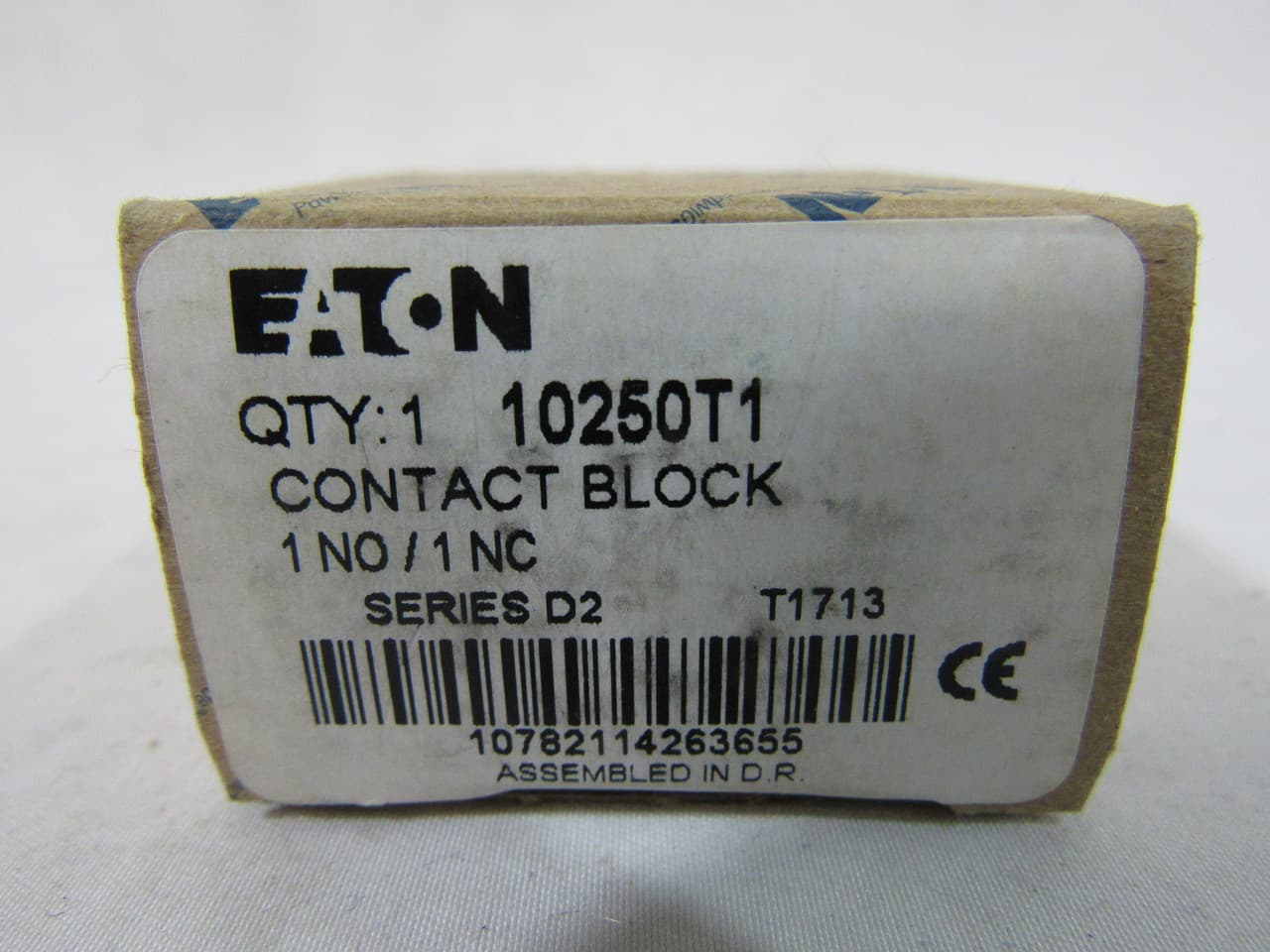 Eaton 10250T1 10250T1 Eaton - Eaton 10250T pushbutton contact block, 10250T series, Standard Contact Block, Pressure terminal, 1NO-1NC Eaton 10250T1 10250T1 Eaton - Eaton 10250T pushbutton contact block, 10250T series, Standard Contact Block, Pressure terminal, 1NO-1NC