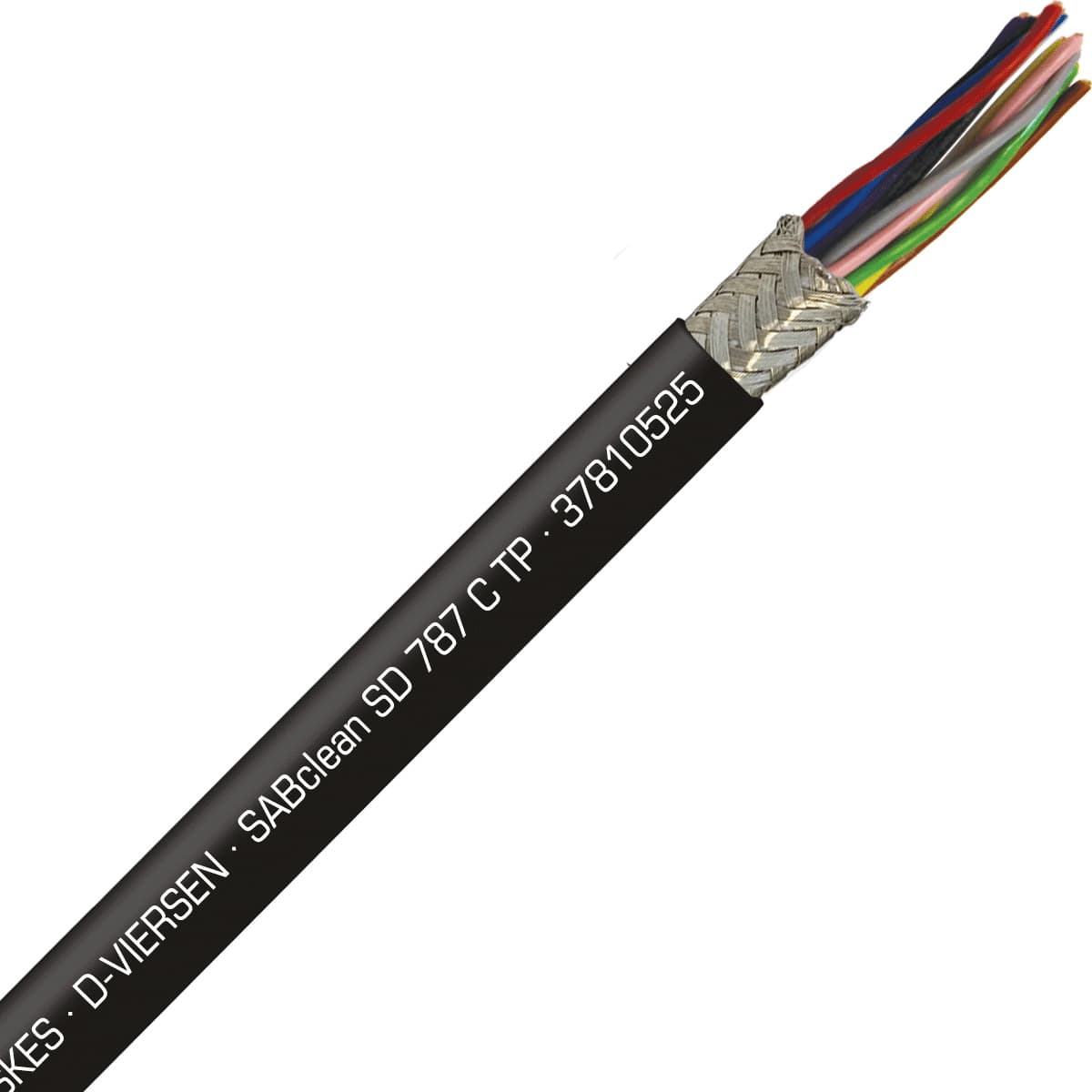 SAB 37810525 SABclean SD 787 C TP - 24 AWG/5pr, continuous flex shielded paired data cable, CE, RoHS SAB 37810525 SABclean SD 787 C TP - 24 AWG/5pr, continuous flex shielded paired data cable, CE, RoHS