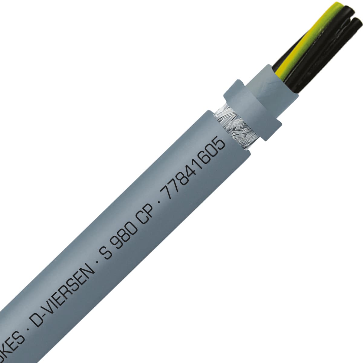 SAB 77841605 S 980 CP - 16 AWG/5c, shielded halogen-free heavy duty continuous flex PUR control cable, UL, CSA, CE, RoHS SAB 77841605 S 980 CP - 16 AWG/5c, shielded halogen-free heavy duty continuous flex PUR control cable, UL, CSA, CE, RoHS