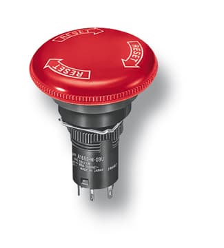 Omron A165E-S-03U A165E-S-03U, E-Stop Emergency Stop Switch, Action type: Push-lock, Turn-reset, Bezel Color: Black, Size: 16 mm diameter Omron A165E-S-03U A165E-S-03U, E-Stop Emergency Stop Switch, Action type: Push-lock, Turn-reset, Bezel Color: Black, Size: 16 mm diameter