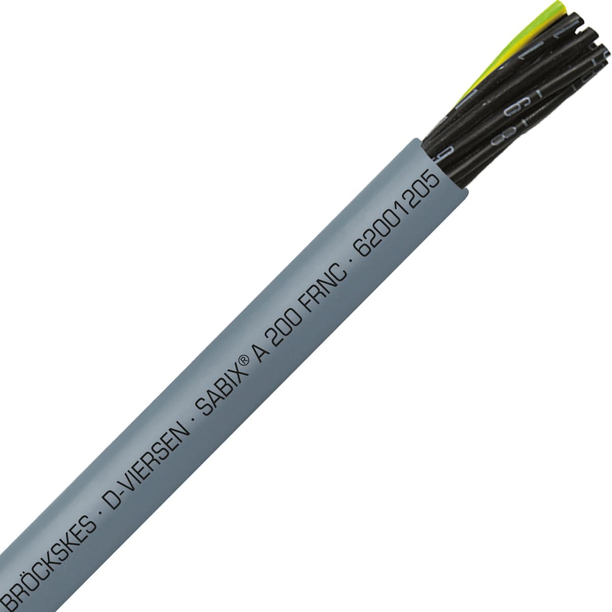 SAB 62001205 SABIX A 200 FRNC - 20 AWG/12c, low smoke halogen free flame retardant flexible SABIX control cable, CE, RoHS SAB 62001205 SABIX A 200 FRNC - 20 AWG/12c, low smoke halogen free flame retardant flexible SABIX control cable, CE, RoHS
