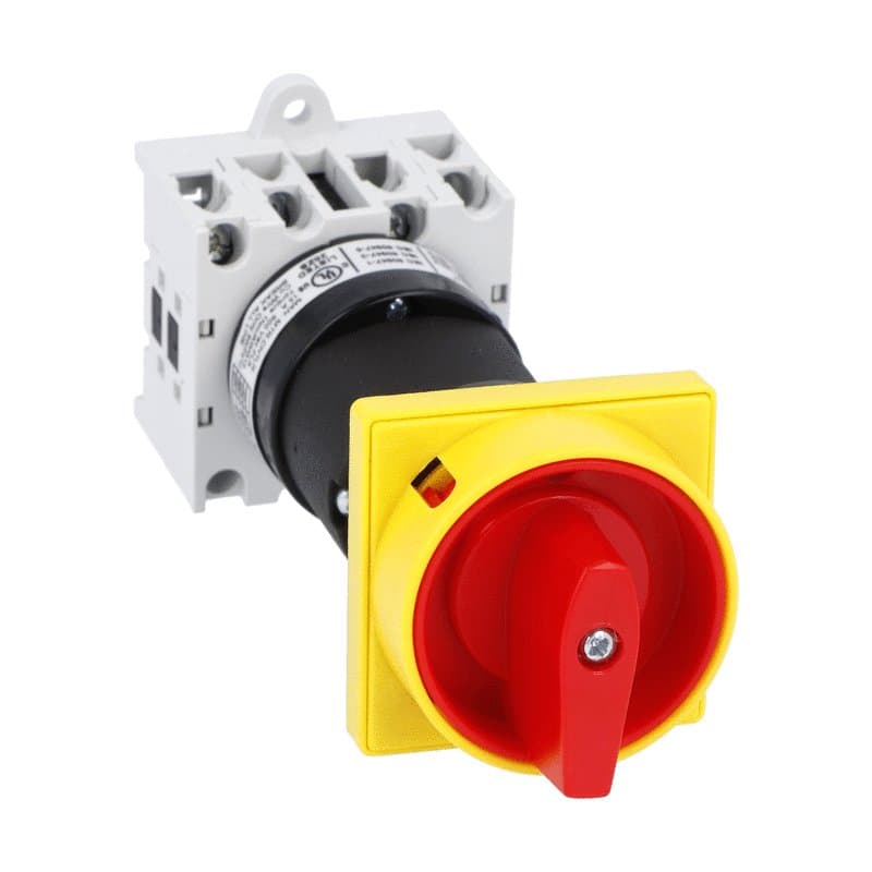 Lovato Electric GX2090O88 GX2090O88 Lovato - Rotary cam switch GX series, ON-OFF switch 1 pole 20A, for rear mounting with red/yellow handle padlockable in 0, door coupling and protection covers, front plate 48X48mm Lovato Electric GX2090O88 GX2090O88 Lovato - Rotary cam switch GX series, ON-OFF switch 1 pole 20A, for rear mounting with red/yellow handle padlockable in 0, door coupling and protection covers, front plate 48X48mm