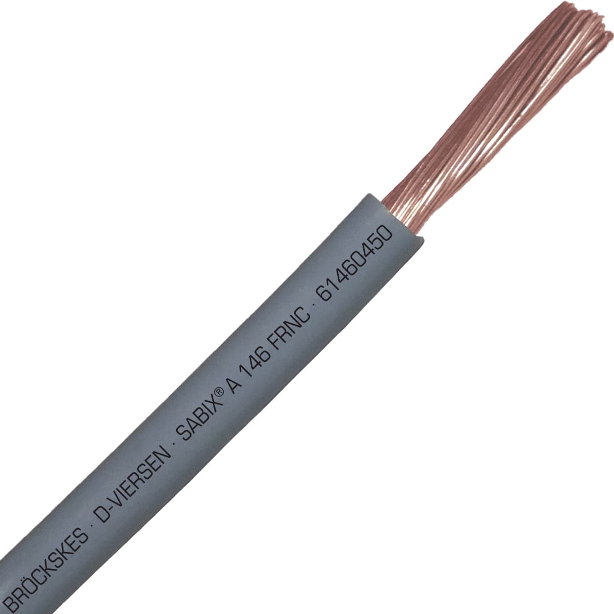 SAB 61460450 SABIX A 146 FRNC - 20 AWG/1c, flame retardant halogen-free 500V gray hook-up wire, CE, RoHS SAB 61460450 SABIX A 146 FRNC - 20 AWG/1c, flame retardant halogen-free 500V gray hook-up wire, CE, RoHS