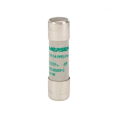 Mersen E211558 Cylindrical fuse-link aM 500VAC 14.3x51, 50A Mersen E211558 Cylindrical fuse-link aM 500VAC 14.3x51, 50A