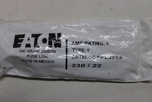 FL27T3 Part Image. Manufactured by Eaton.