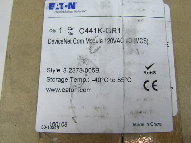C441K-GR1 Part Image. Manufactured by Eaton.