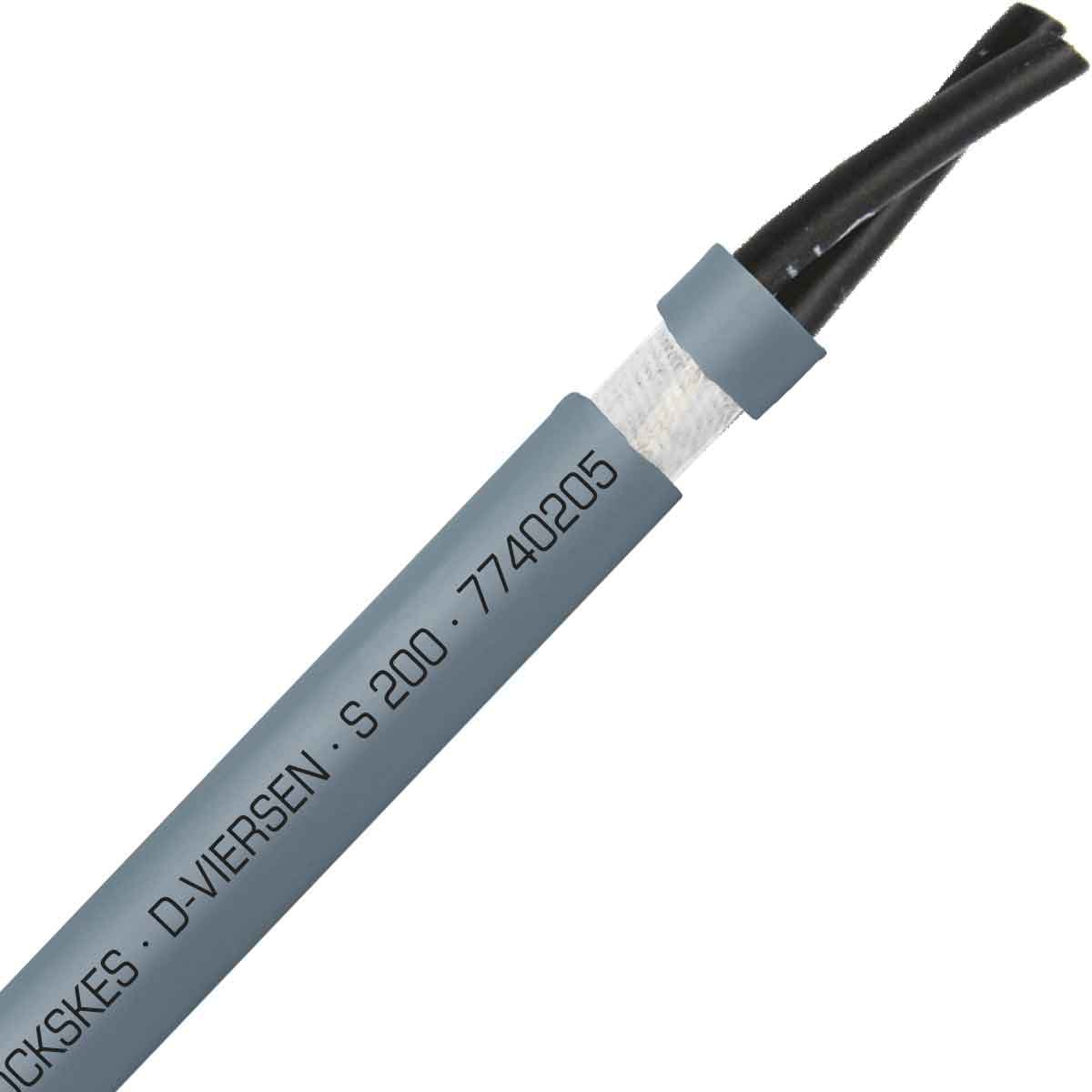 SAB 7740205 S 200 - 20 AWG/2c, halogen free continuous flex oil resistant data & control cable, CE, RoHS SAB 7740205 S 200 - 20 AWG/2c, halogen free continuous flex oil resistant data & control cable, CE, RoHS