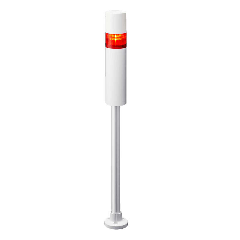Patlite LR6-1M2PJBW-R 60mm 1-tier Signal Tower, 100-240V AC, Pole Mount with Circular Bracket and Cable, Flashing/Buzzer, Off-white Patlite LR6-1M2PJBW-R 60mm 1-tier Signal Tower, 100-240V AC, Pole Mount with Circular Bracket and Cable, Flashing/Buzzer, Off-white